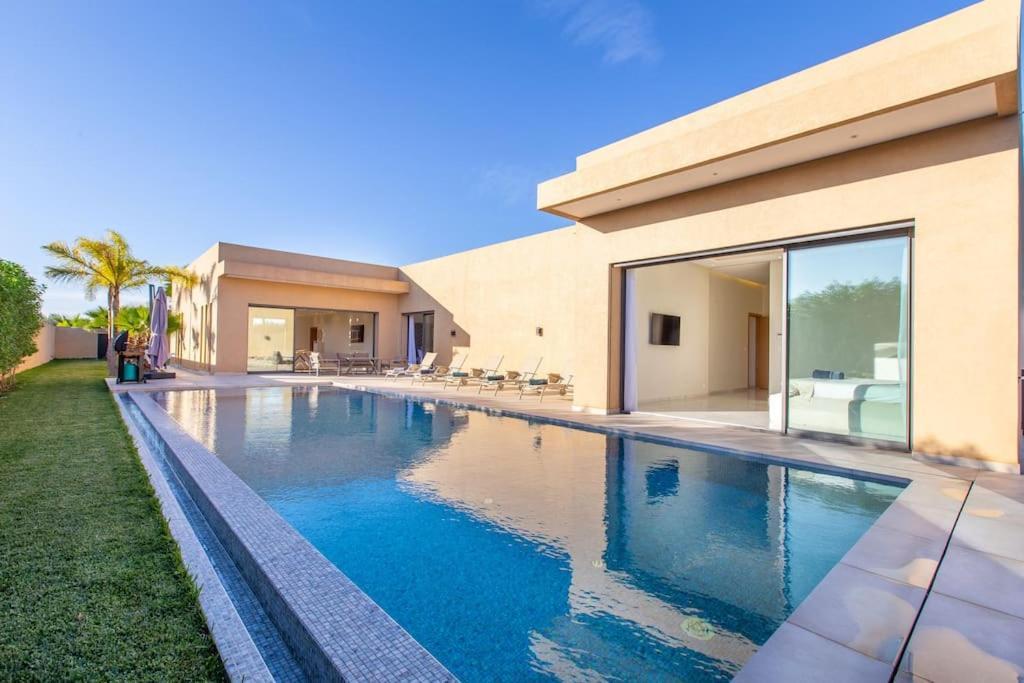 Villa Hawai, Ss Vis A Vis Avec Espace De Sport , Piscine Chauffee Marrakesh Eksteriør bilde