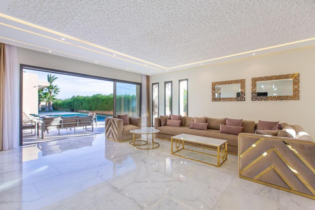 Villa Hawai, Ss Vis A Vis Avec Espace De Sport , Piscine Chauffee Marrakesh Eksteriør bilde