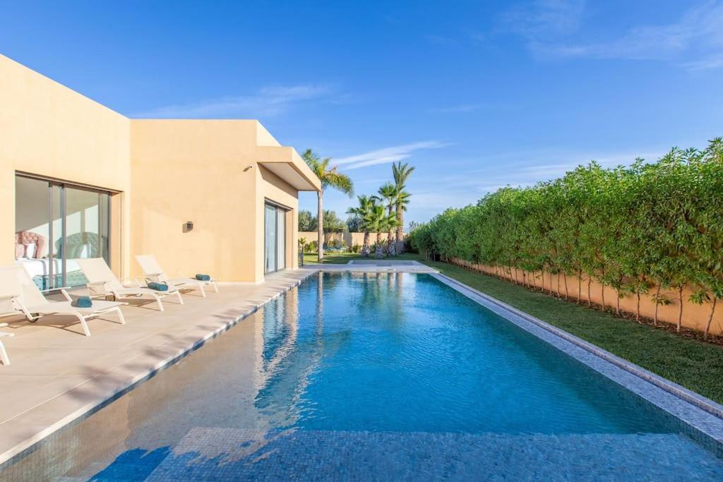 Villa Hawai, Ss Vis A Vis Avec Espace De Sport , Piscine Chauffee Marrakesh Eksteriør bilde