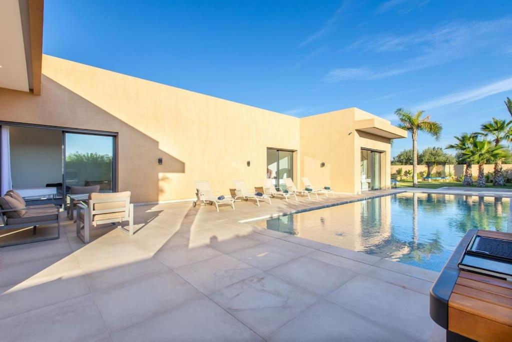 Villa Hawai, Ss Vis A Vis Avec Espace De Sport , Piscine Chauffee Marrakesh Eksteriør bilde
