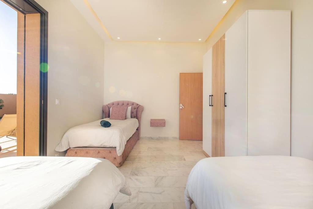 Villa Hawai, Ss Vis A Vis Avec Espace De Sport , Piscine Chauffee Marrakesh Eksteriør bilde