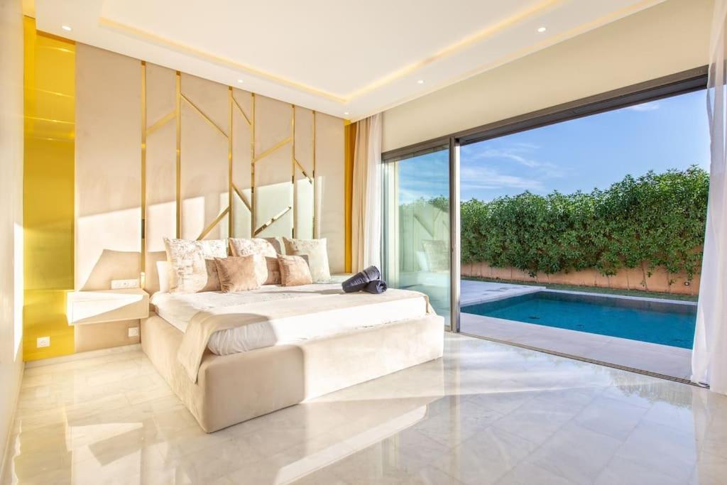 Villa Hawai, Ss Vis A Vis Avec Espace De Sport , Piscine Chauffee Marrakesh Eksteriør bilde
