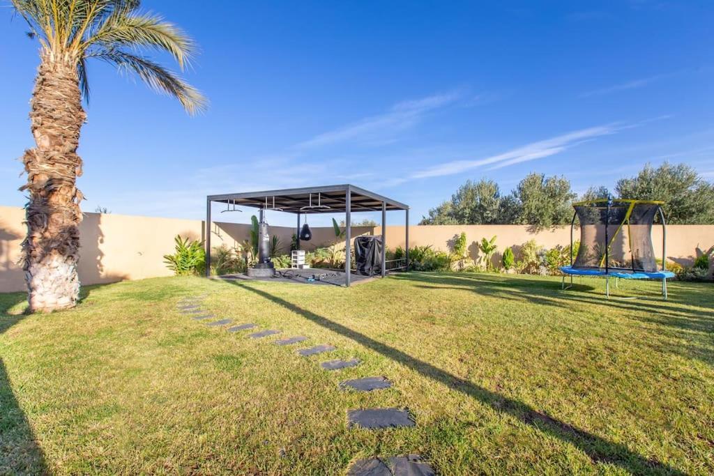 Villa Hawai, Ss Vis A Vis Avec Espace De Sport , Piscine Chauffee Marrakesh Eksteriør bilde